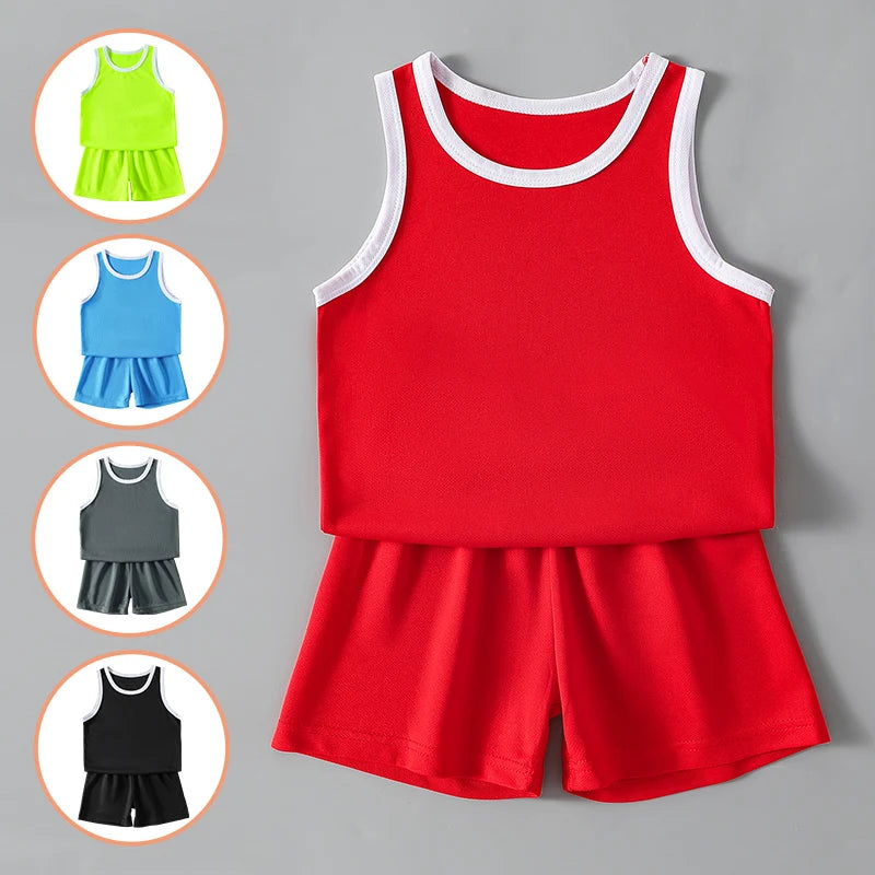 Kids' Quick-Dry Sport Suit – 2 or 4 Piece, Unisex Summer Set