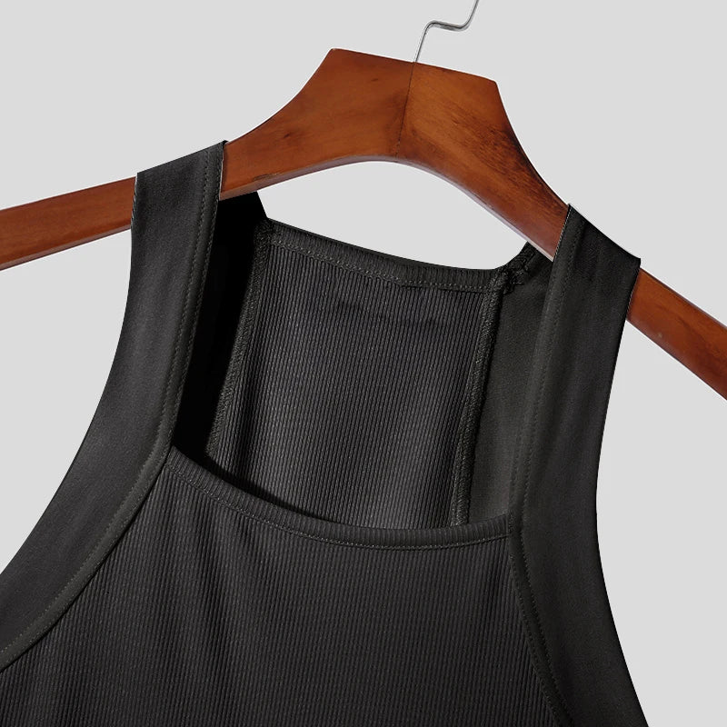 Men's Solid Sleeveless Tank Top – Gym to Street, S–5XL